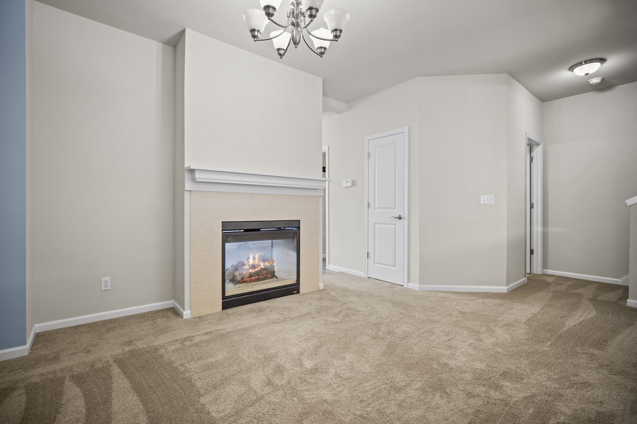 Dual Sided Fireplace / Dining Room