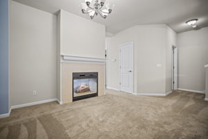 Dual Sided Fireplace / Dining Room