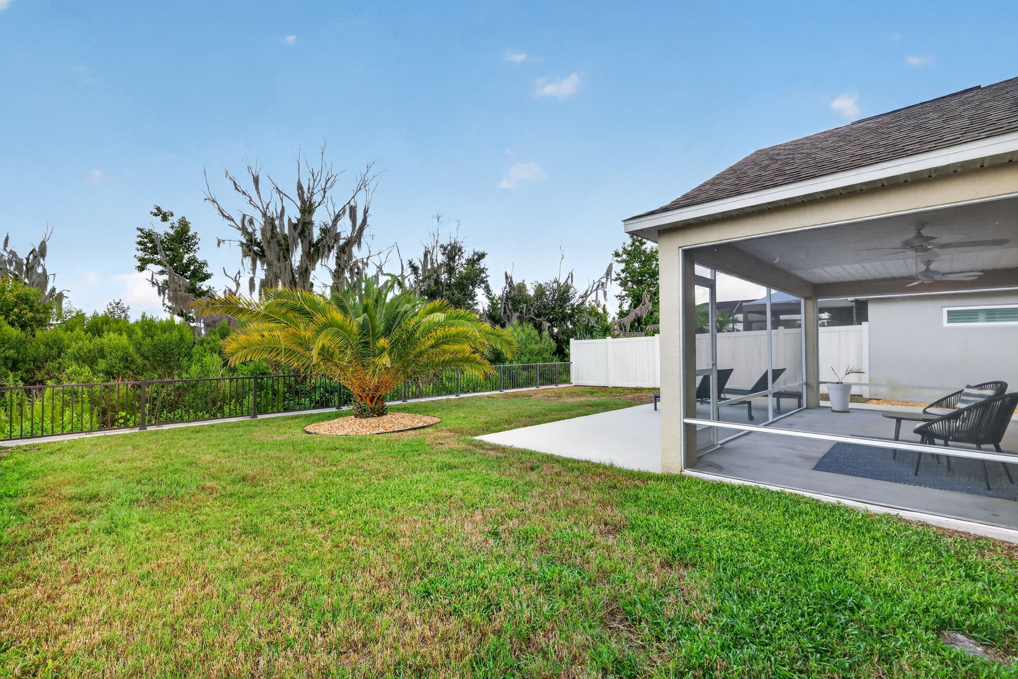 PRIVATE Spacious Rear and Side Yards with ROOM FOR A POOL!