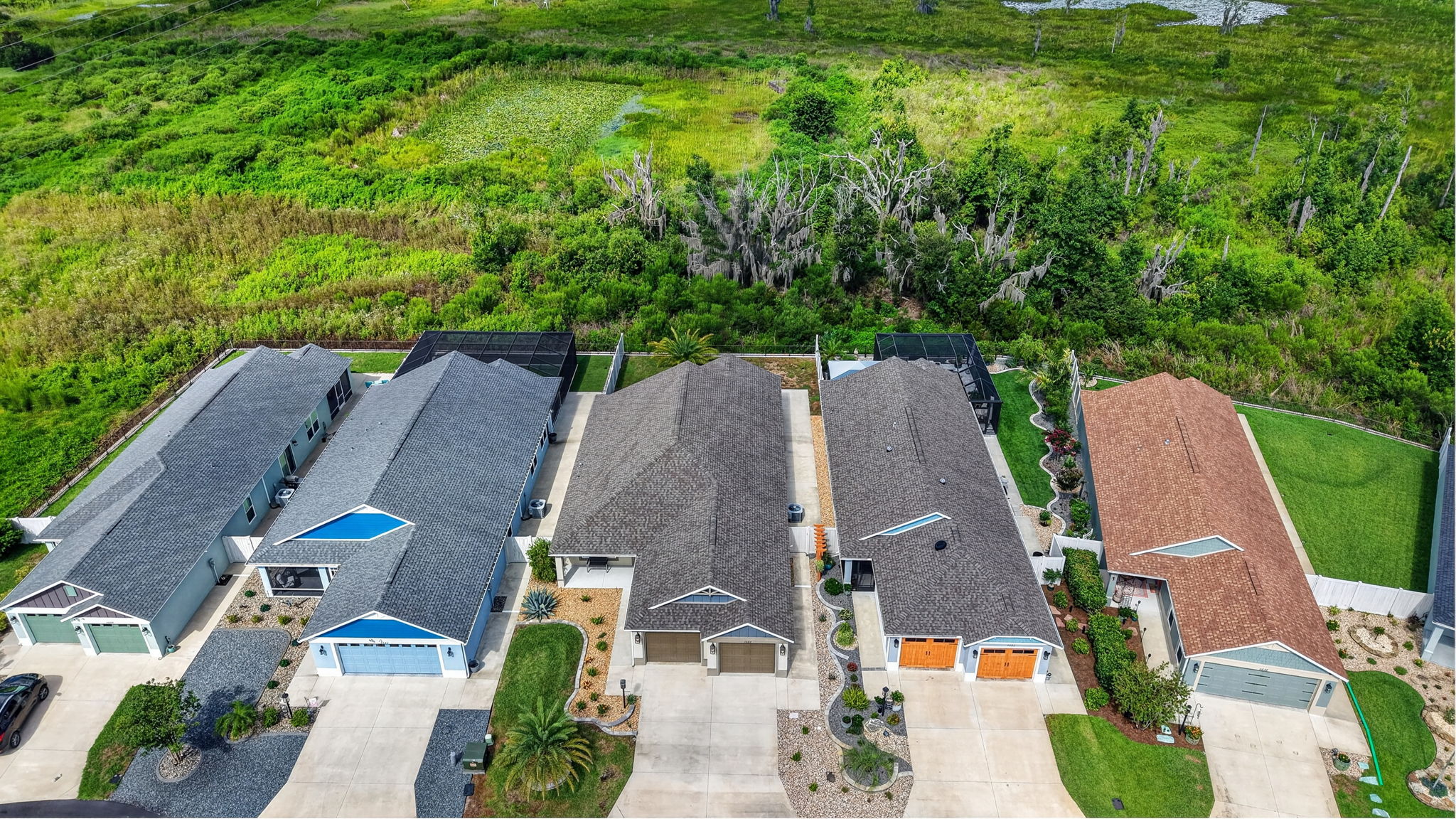 Front Elevation with Gorgeous Preserve and Water Views!