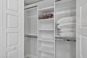 Second Bedroom Customized Walk-In Closet