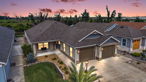 Twilight Front Elevation