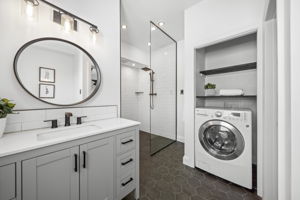 3-PC Bathroom/Laundry (Upper Unit A)