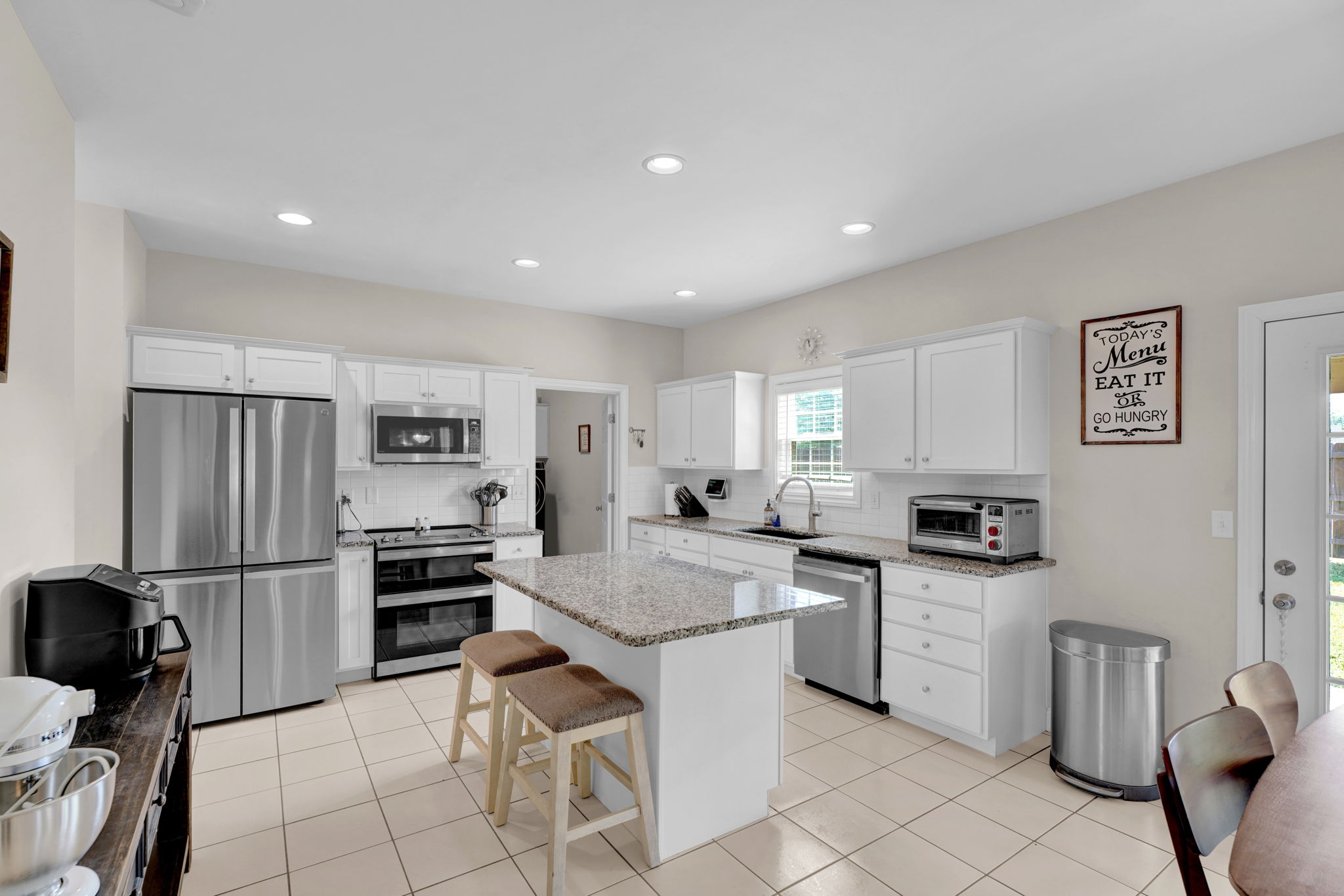 Newer appliances included