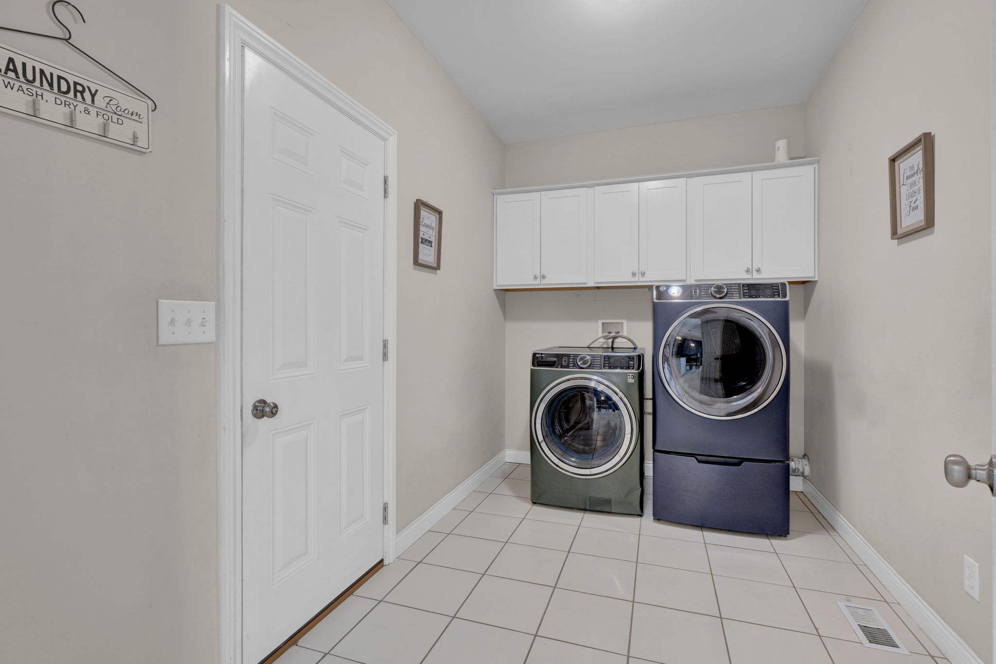 Spacious Laundry on main level