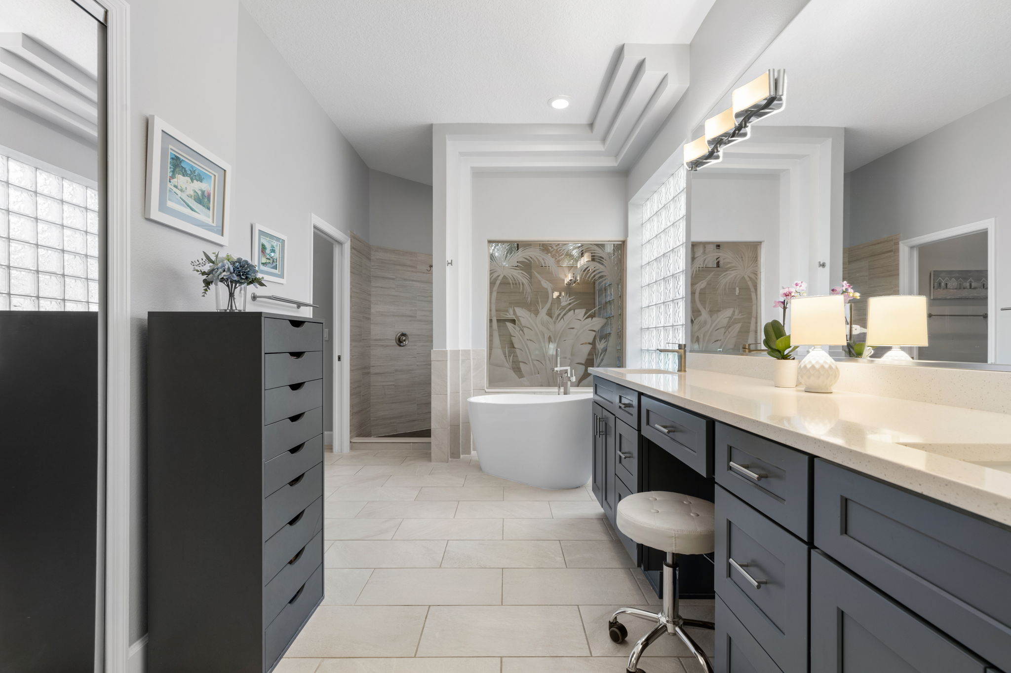 Quartz Counter Vanity