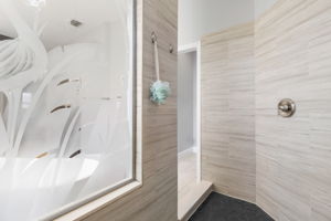Etched Shower Glass