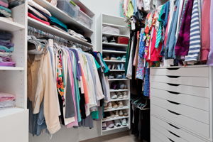 Functional Primary Closet Space
