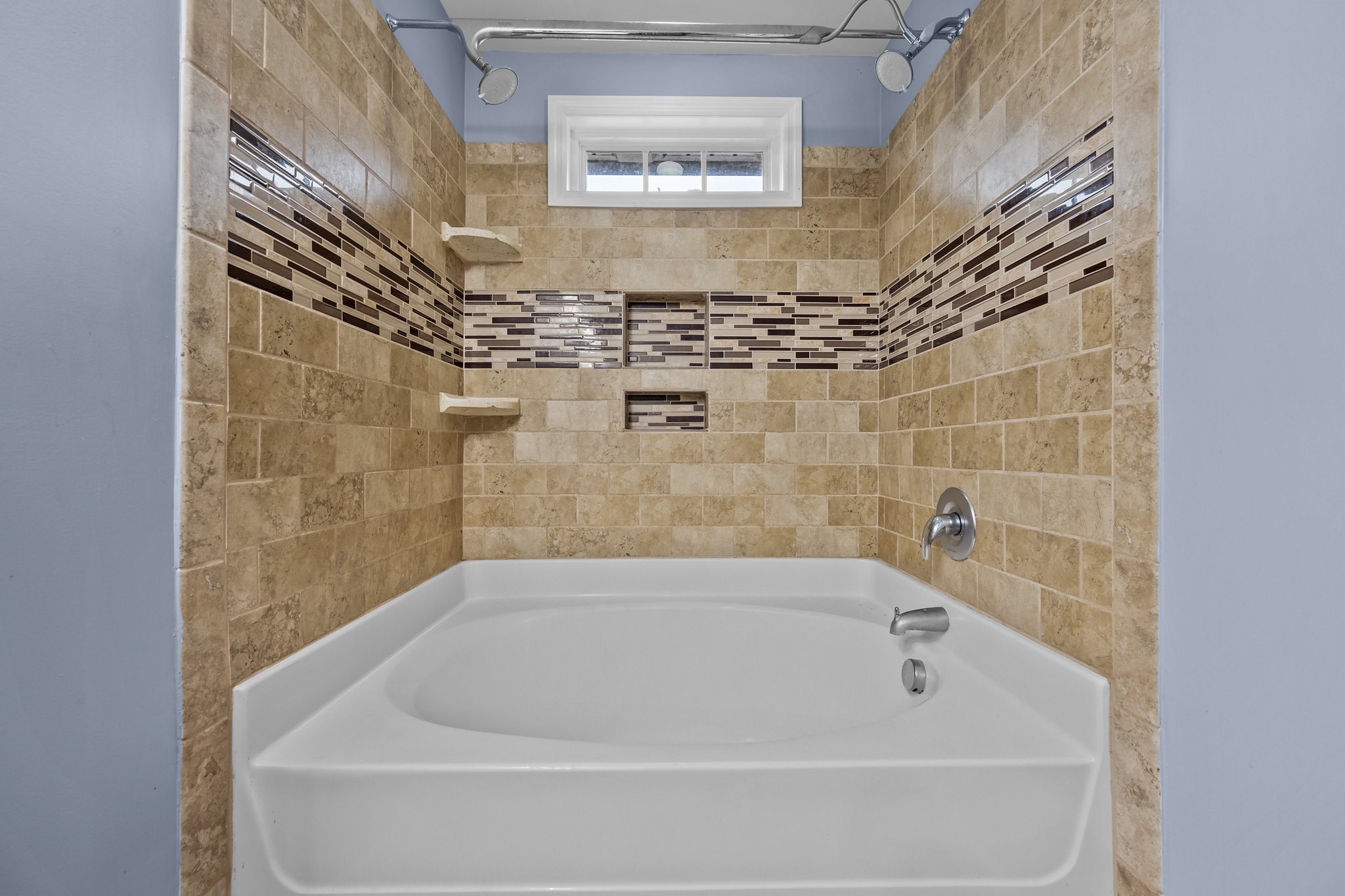 Master bathroom soaking tub/shower