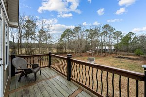 Back yard view from balcony