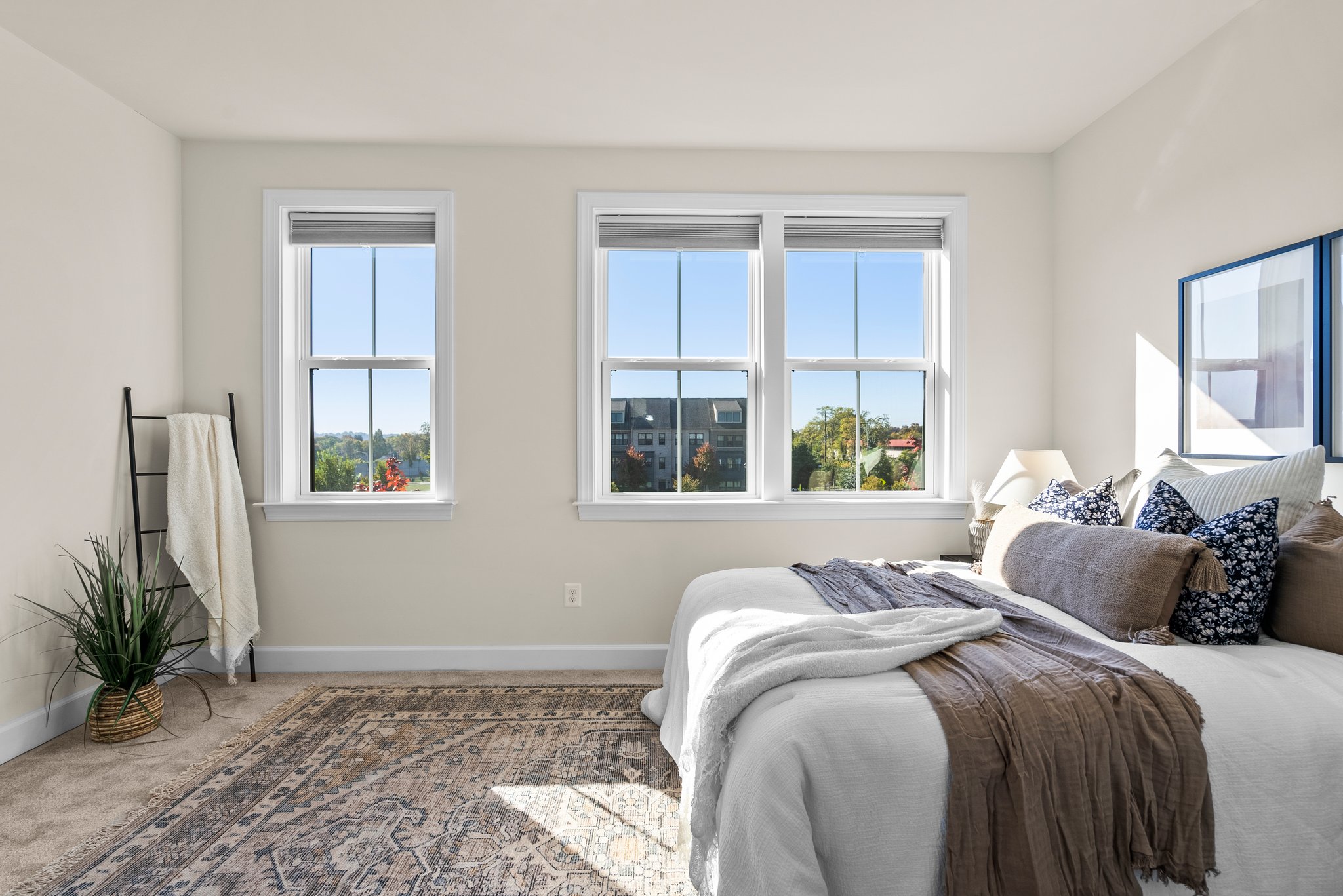 Gorgeous second bedroom with lovely view