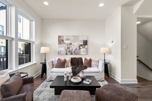 Beautiful wood floors in this well-cared-for home