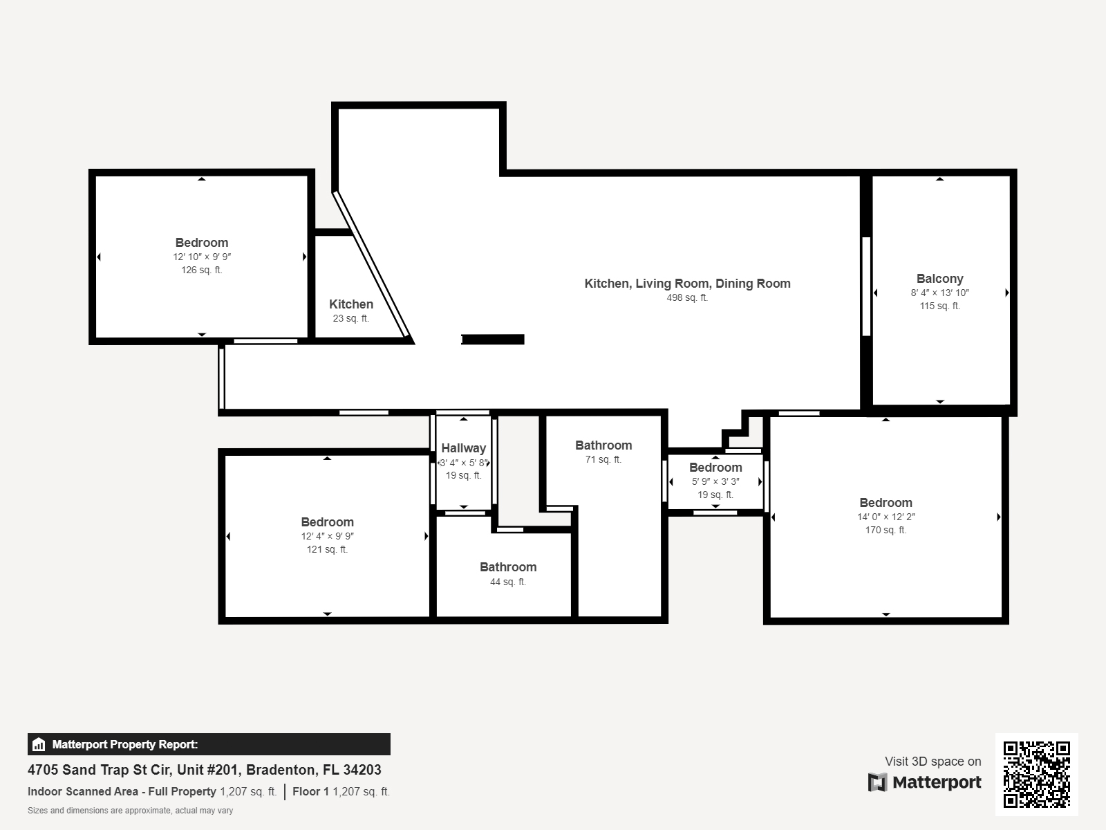 Measurements - 4705 Sand Trap St Cir - Unit #201