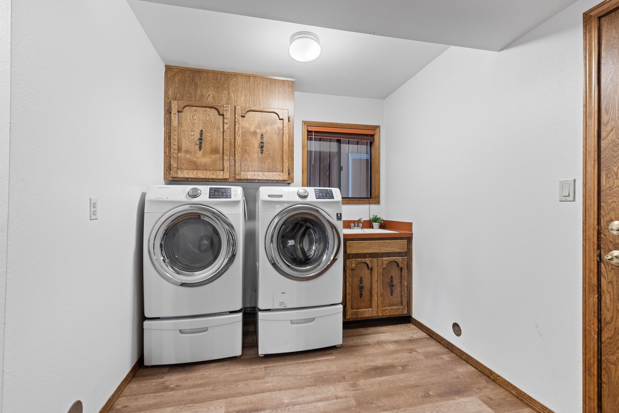 Large Laundry Room and Utility Sink (washer and dryer included)