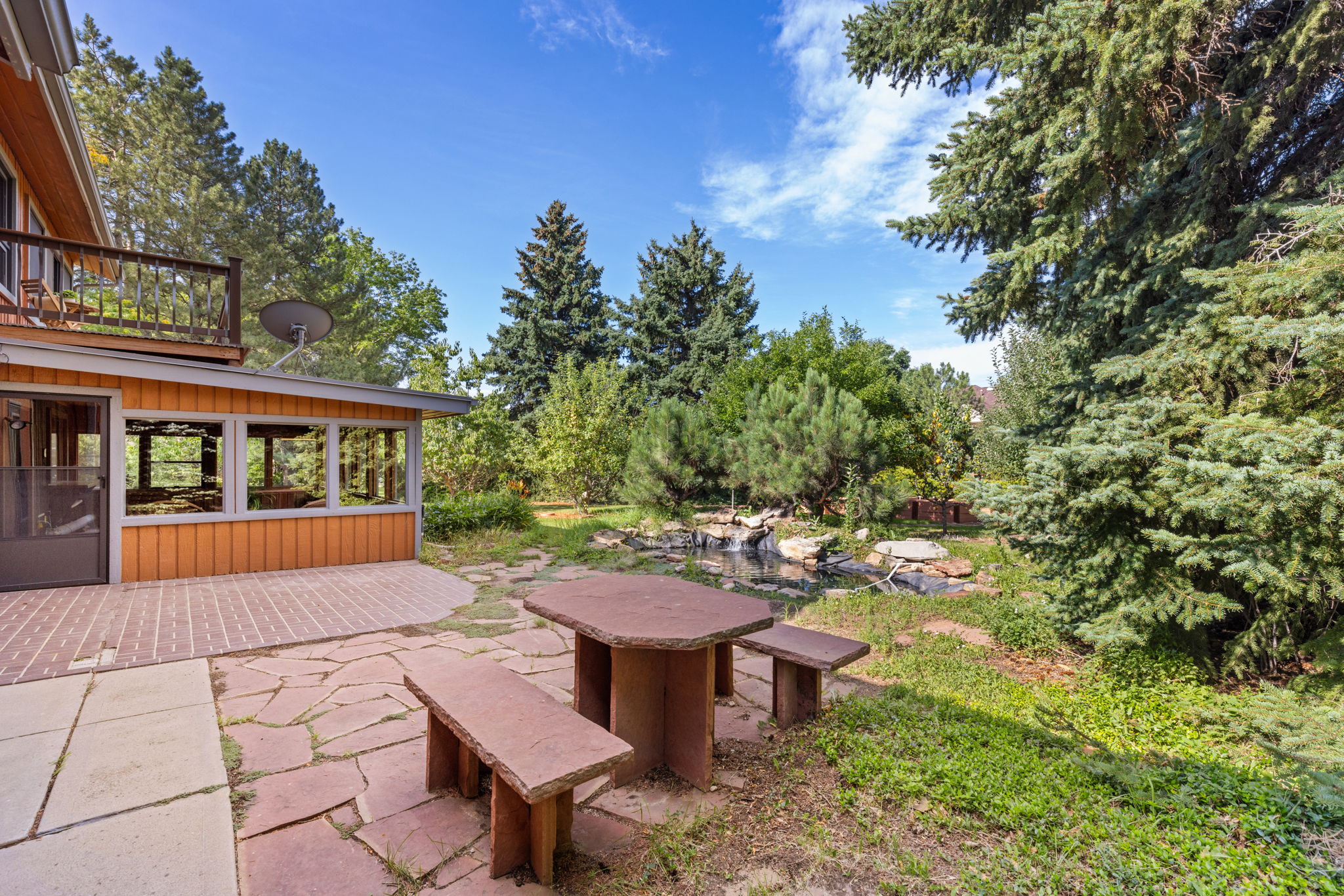 Relax in Your Back Yard (concrete patio furniture included)