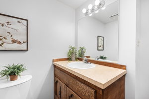 Half Bath in Basement