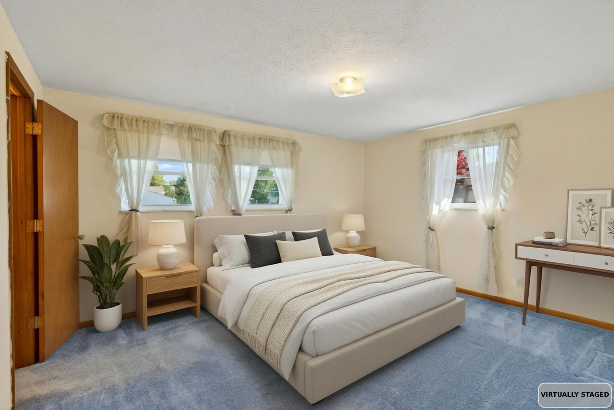 Primary Bedroom Virtually Staged