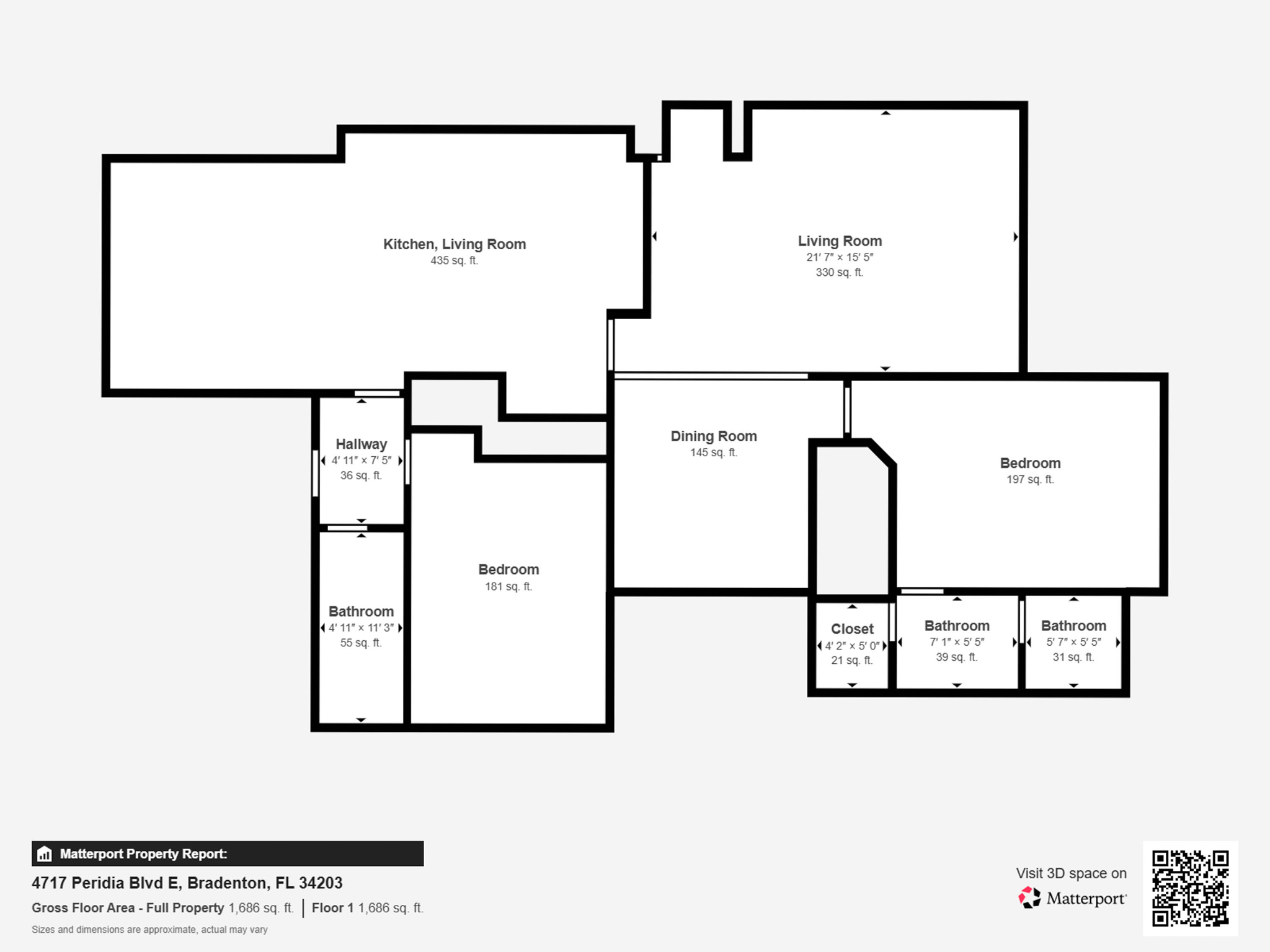 Measurements - 4717 Peridia Blvd E