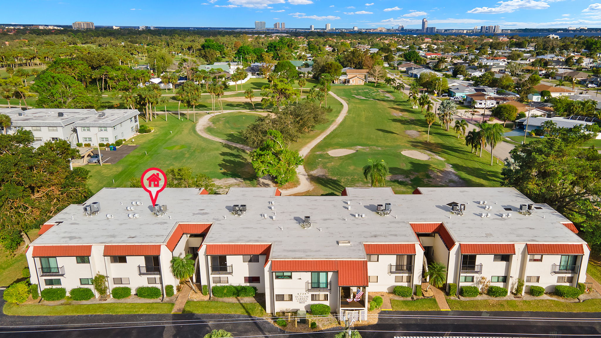 Aerial Front Exterior 1 of 3 - marker