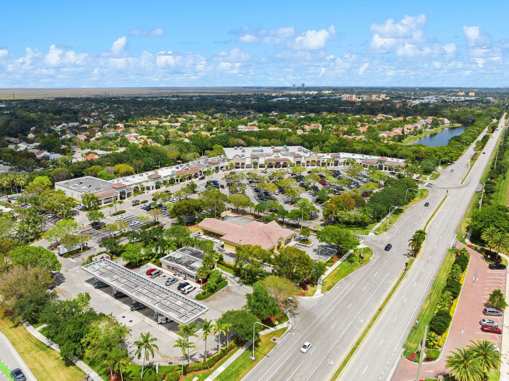 Weston Lakes Plaza at corner of Indian Trace and Saddle Club Rd