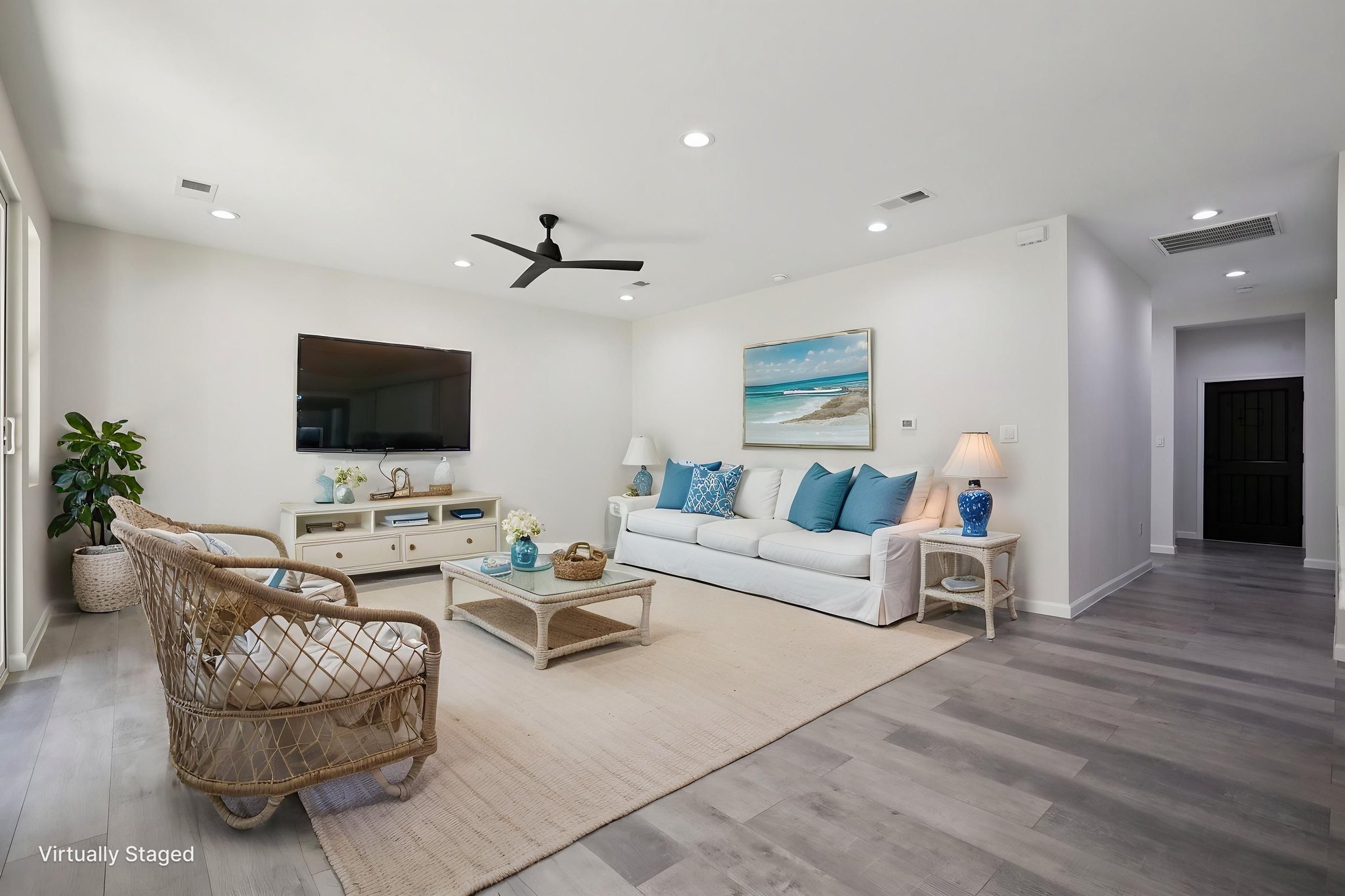 Living Room:  Virtually Staged