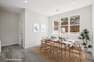 Dining Area:  Virtually Staged
