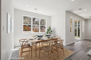Dining Area:  Virtually Staged