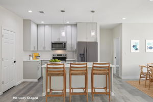 Kitchen:  Virtually Staged