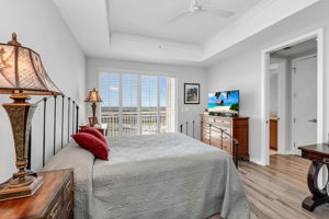 Guest Bedroom en-suite with balcony access facing East for spectacular sunrises