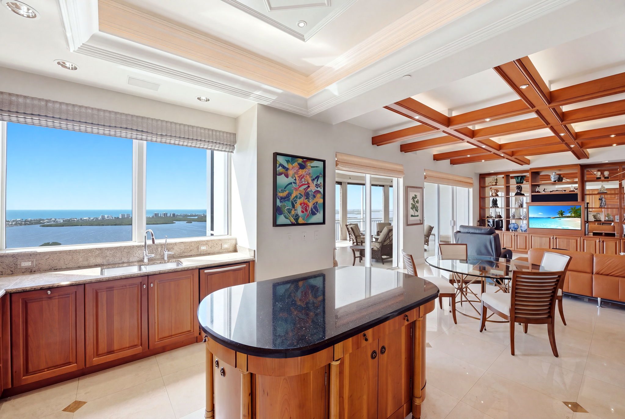 Kitchen to Family Room