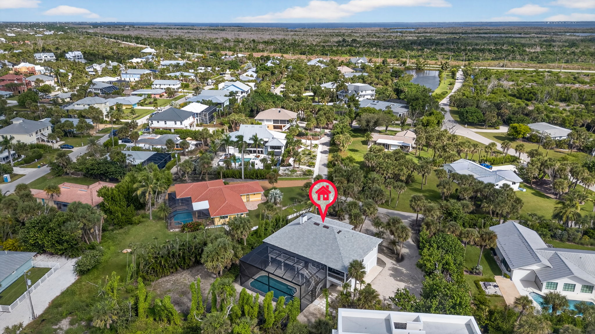 Aerial Rear Exterior 2 - marker