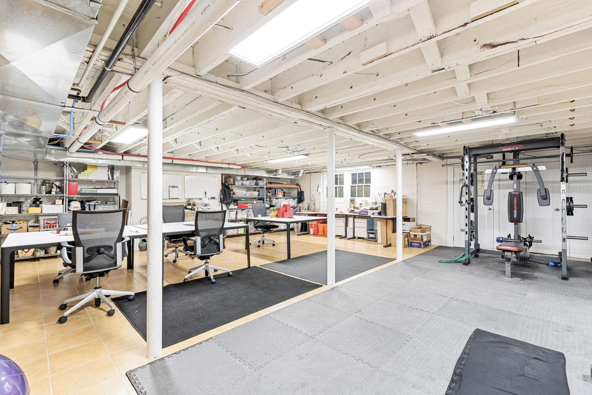Basement Work Space