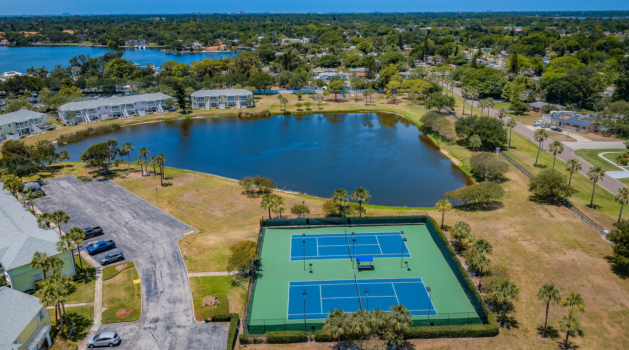 Tennis & Pickle Ball Courts Aerial 3
