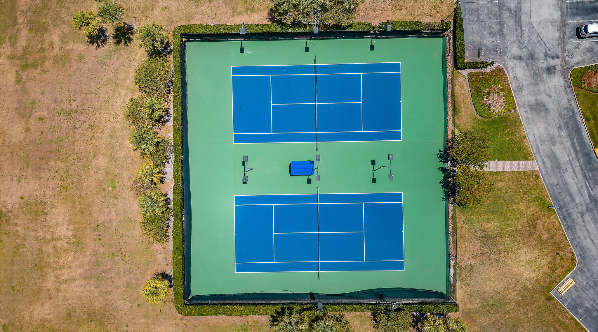 Tennis & Pickle Ball Courts Aerial 4