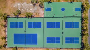 Tennis & Pickle Ball Courts Aerial 1