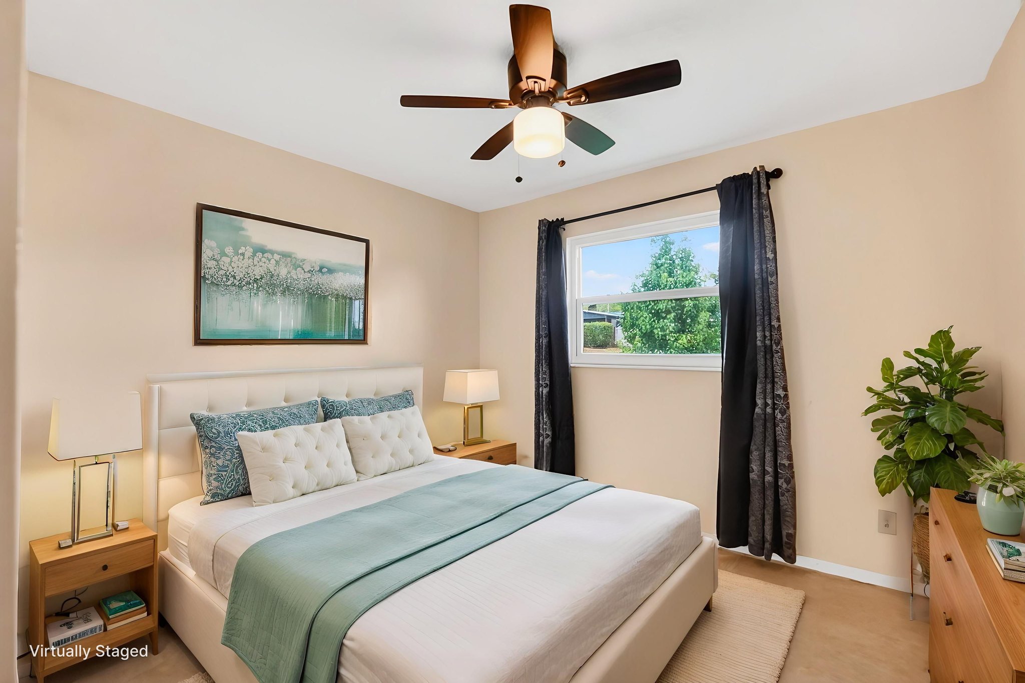 Bedroom 2 - virtually staged