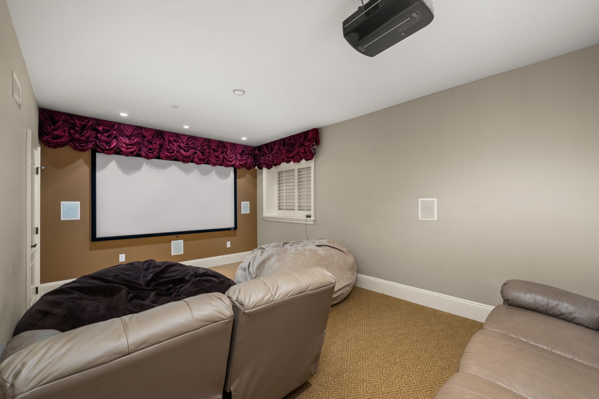 basement theater room