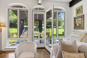 Keeping Room to Outside Covered Patio