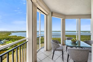 Virtually Staged Screened Terrace