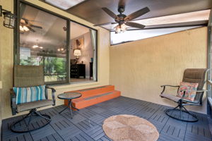 Screened covered lanai