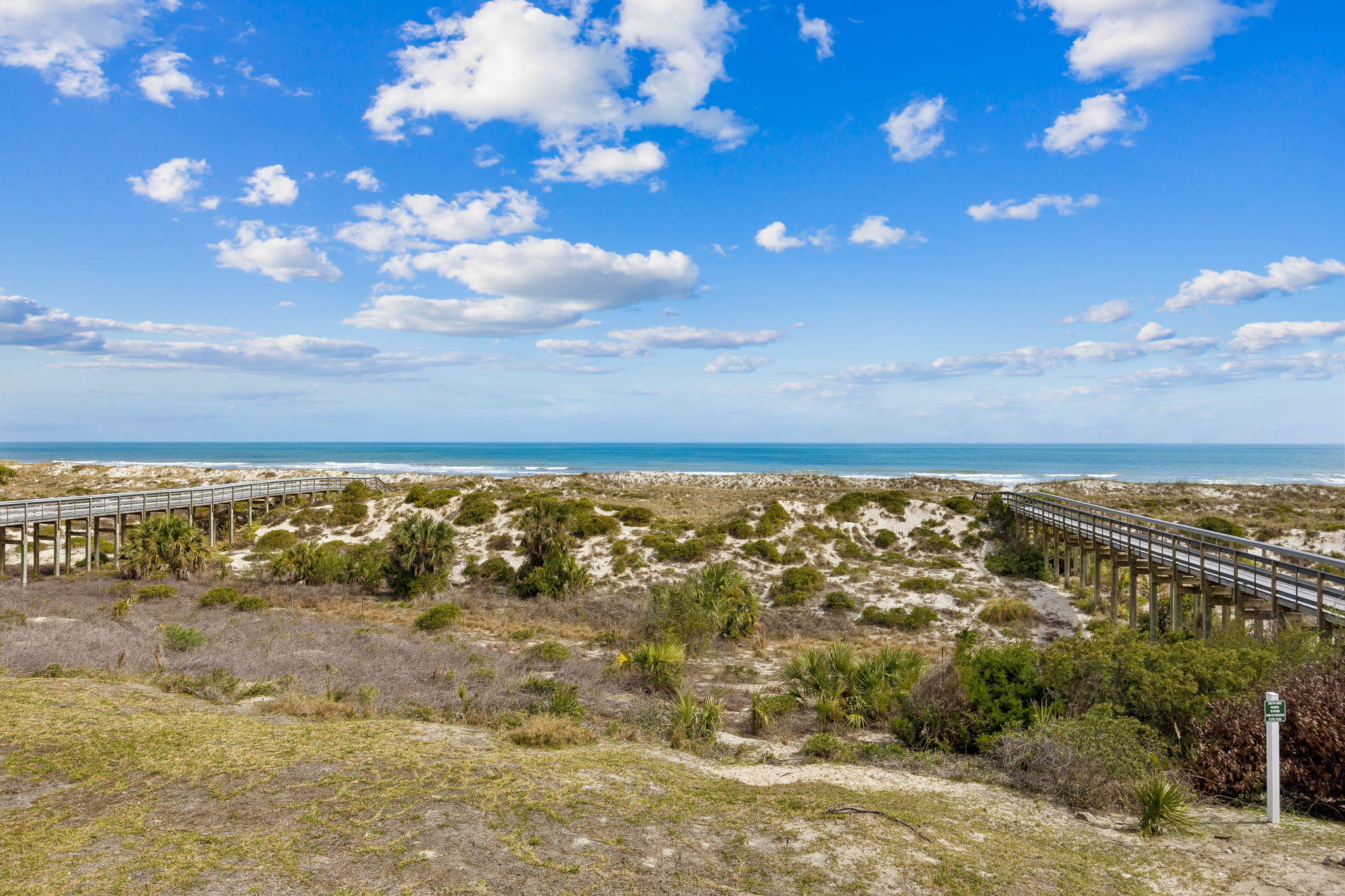 ... to a wide stretch of pristine shoreline.