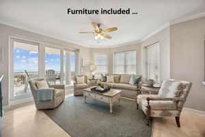 Furniture is included ...