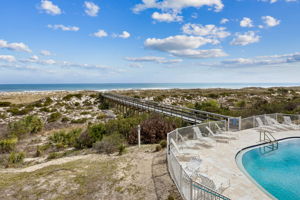 You are also steps away from the beach walkover, which leads easily across the dunes ...