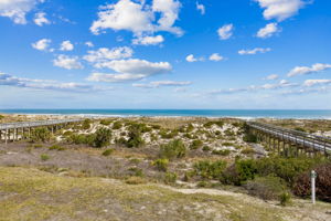 ... to a wide stretch of pristine shoreline.