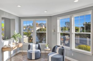 ADDITIONAL FRONT ROOM SEATING AREA WITH STUNNING VIEWS