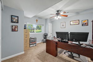 Bedroom #4 also makes a great private office