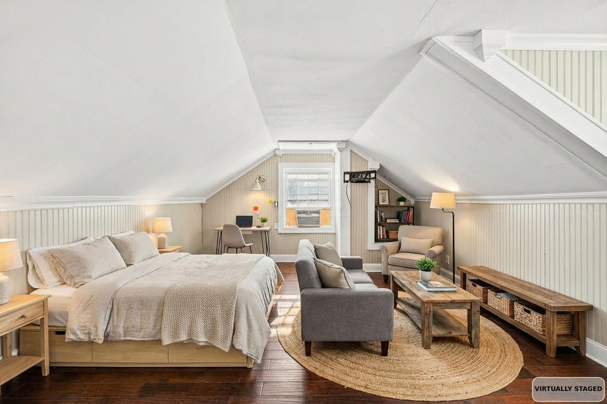 Upstairs Bedroom Virtually Staged