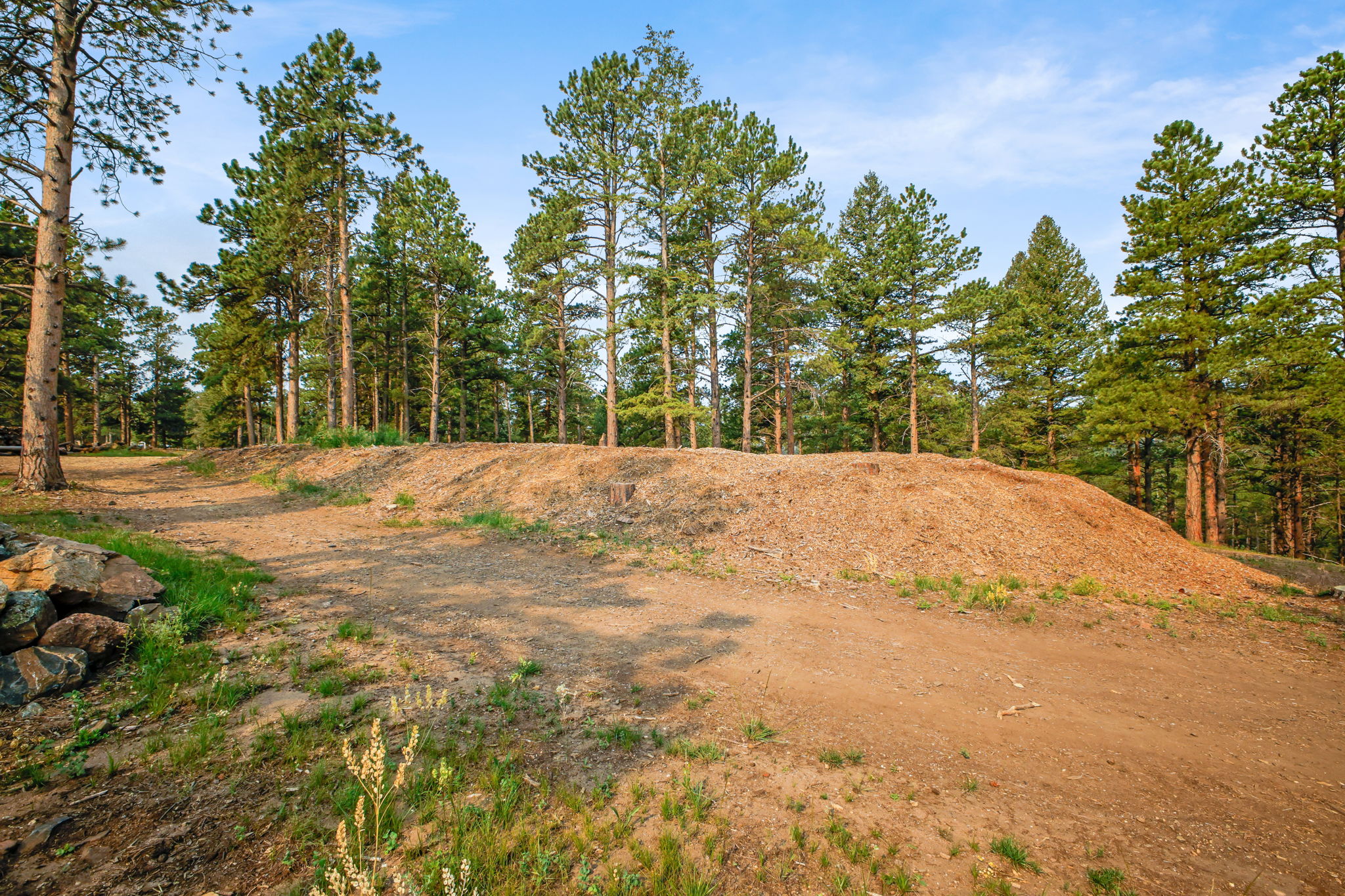 rough driveways through property