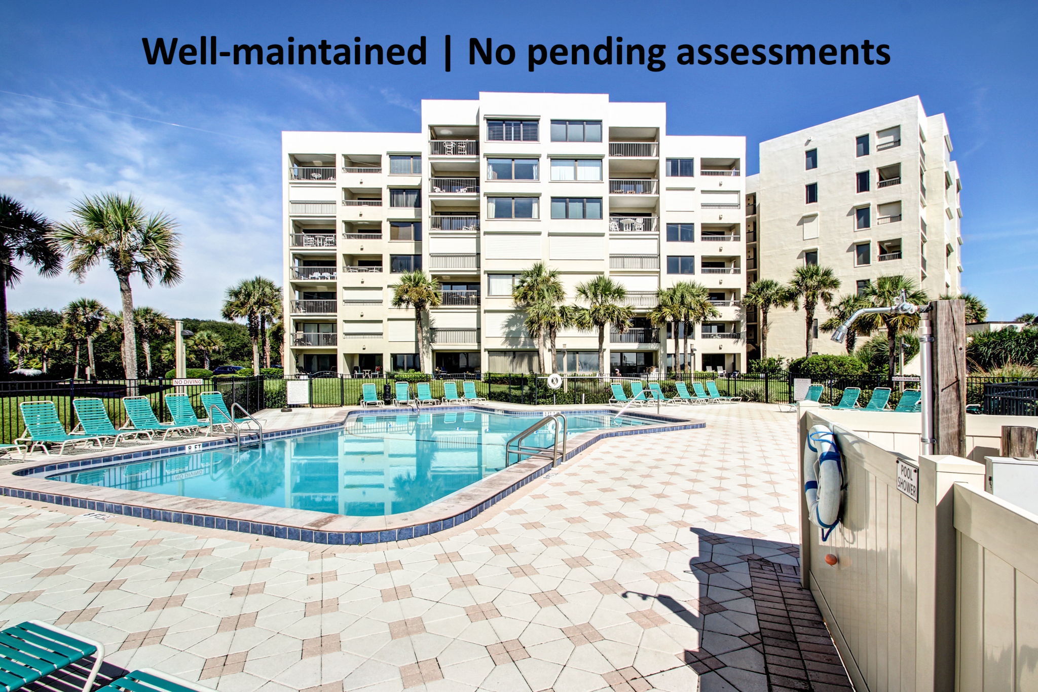 A well-maintained community with no pending assessments ... an increasingly meaningful distinction