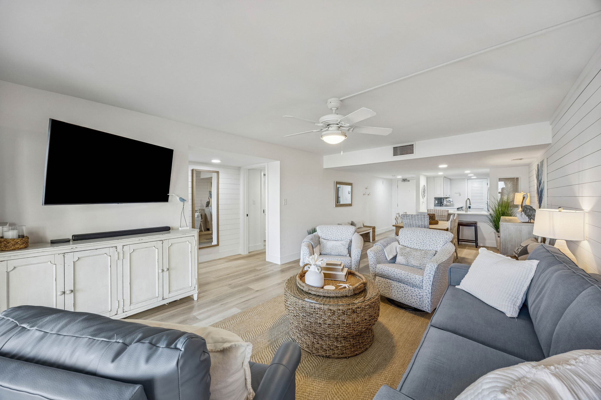 The main living area feels bright, open, and easy ...